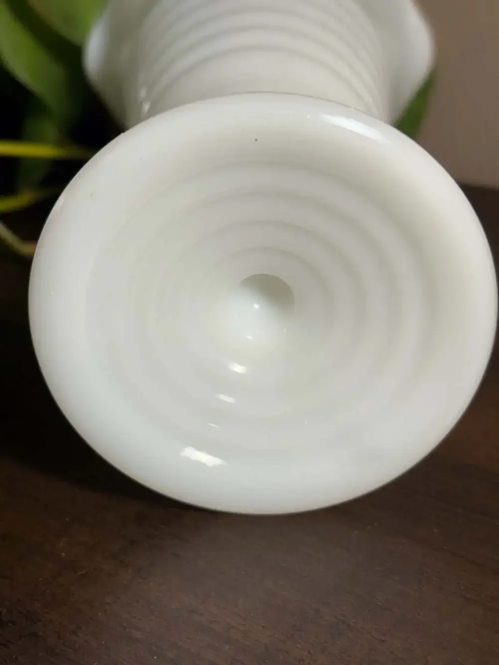 Unbranded milk glass